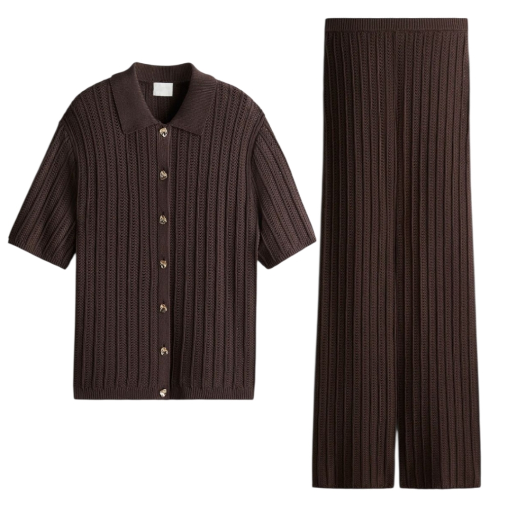 H&M Crochetted Cardigan & Pants Co Ord Set - Picture 1 of 6